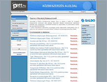 Tablet Screenshot of kozbeszerzes.patt.hu